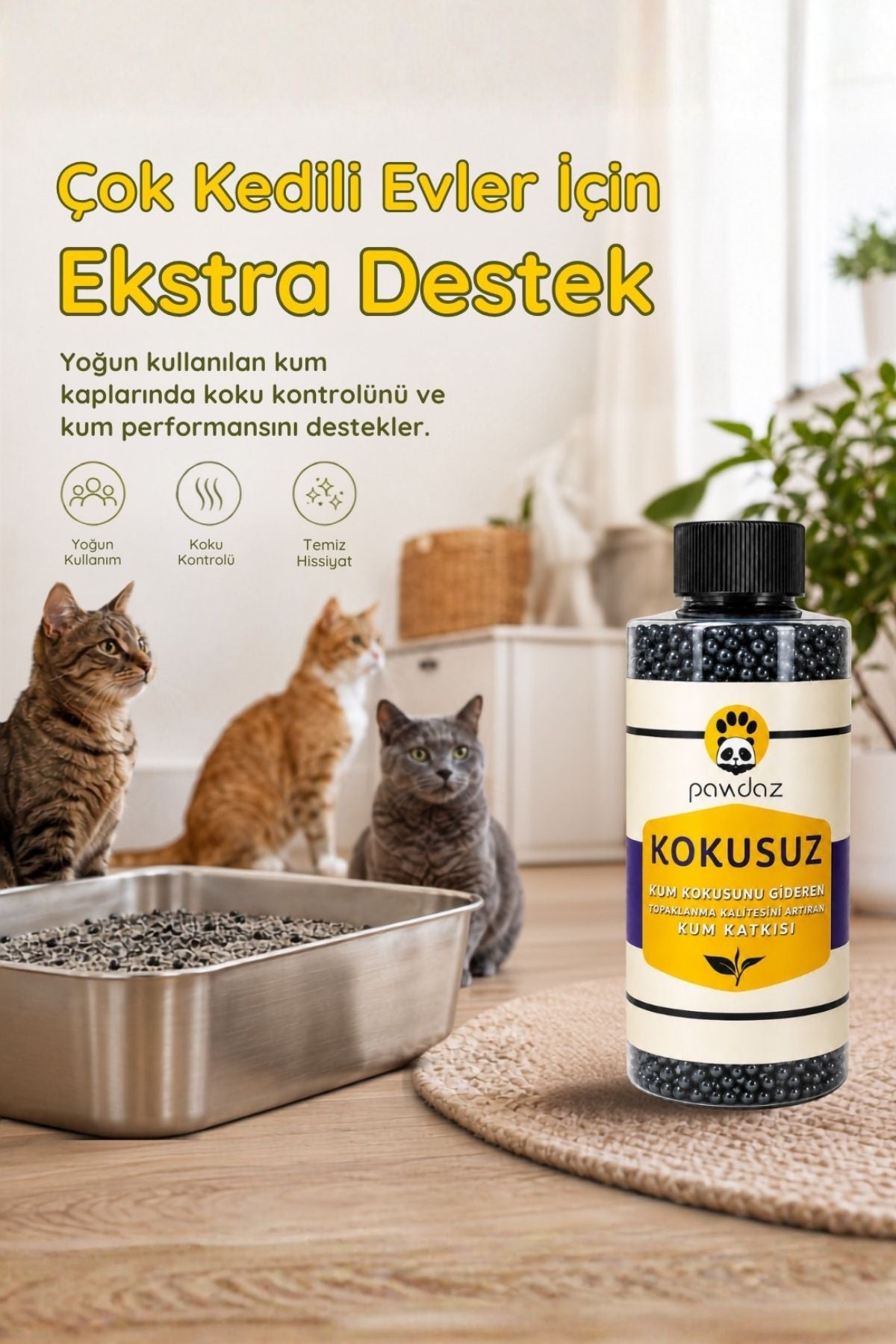 Kokusuz - Kum kokusu giderici