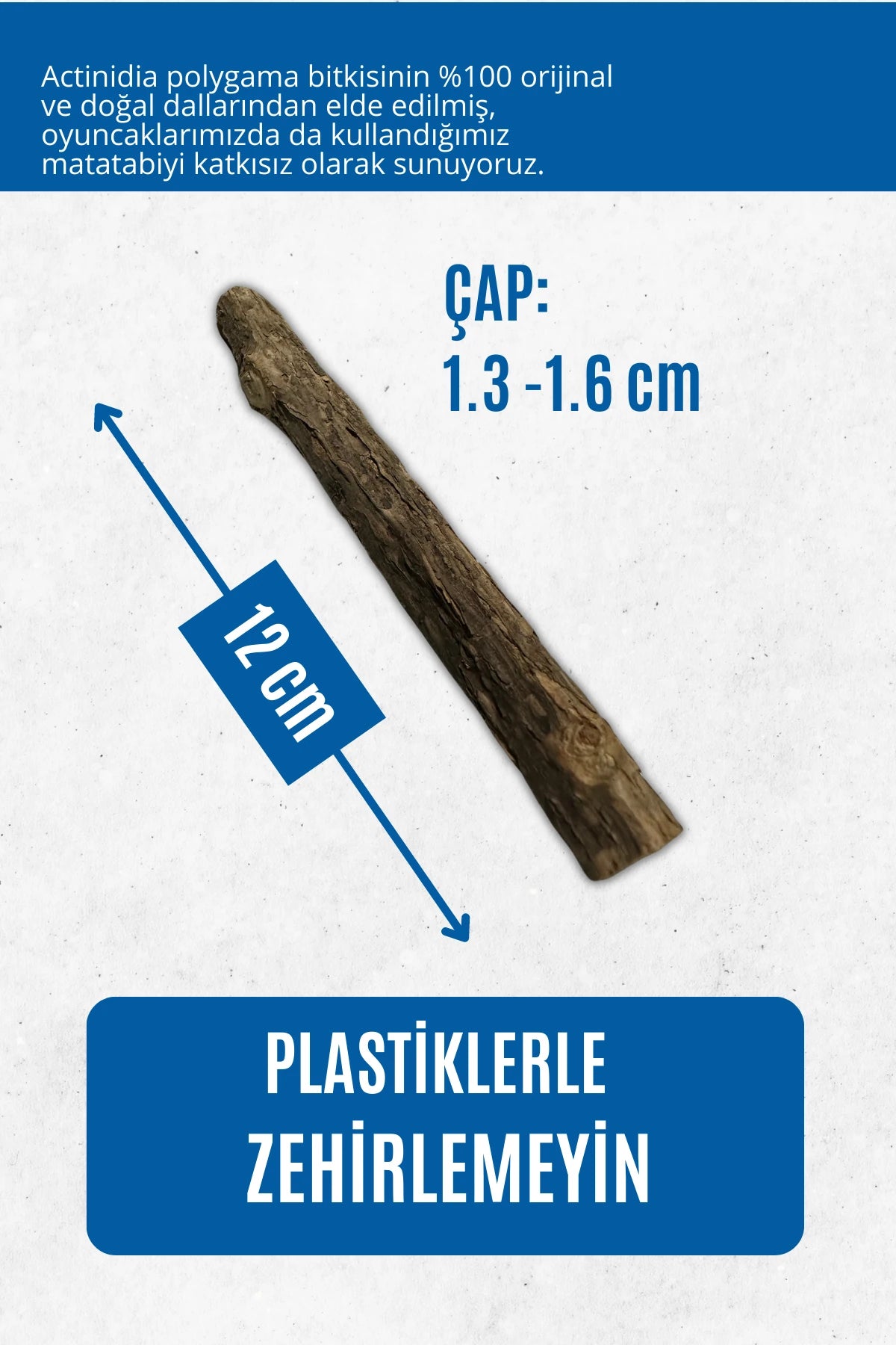 STICK - Kediler için diş temizlemeye ve stres gidermeye yardımcı oyuncak (YEDİ)