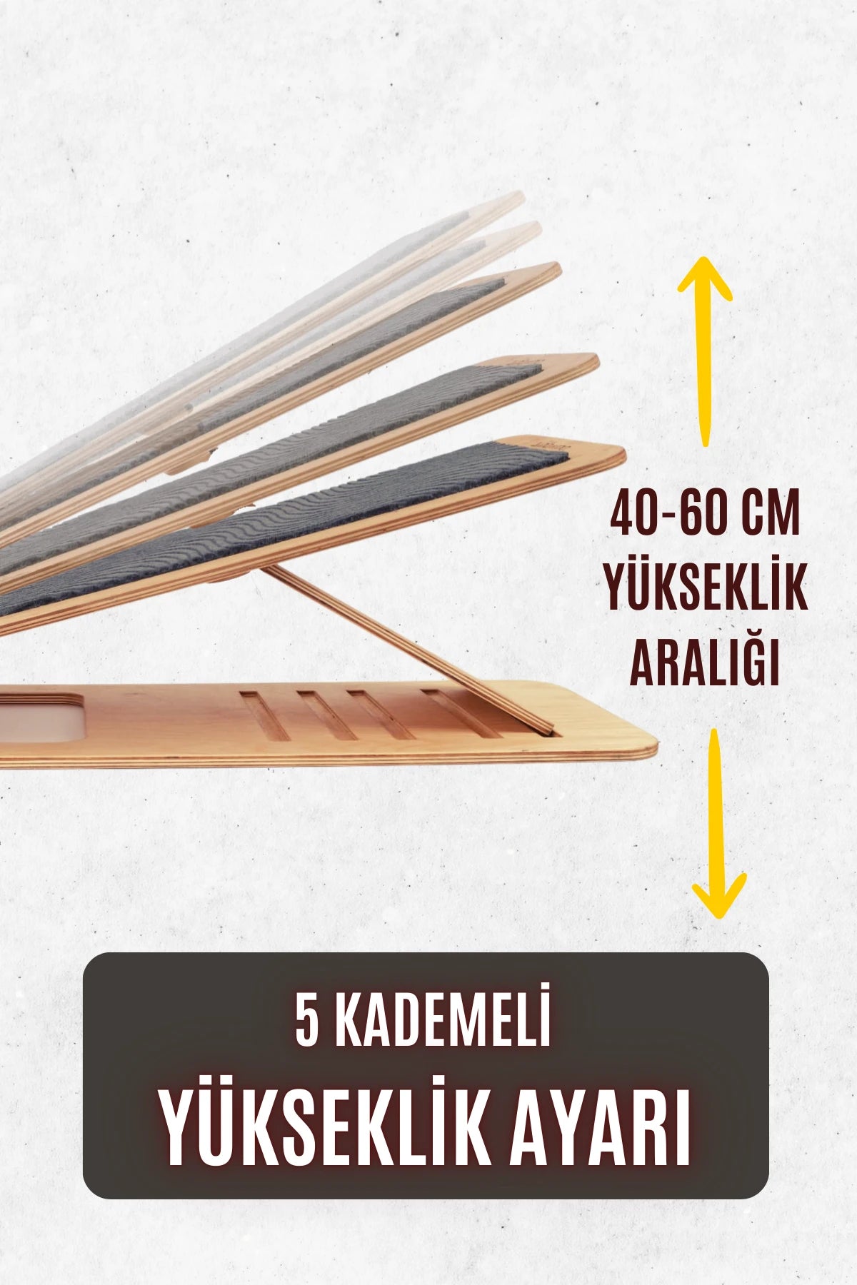 Dayanak - Yaşlı, Engelli, Yavru, Ameliyat Sonrası, Kısa Boylu Kediler ve Köpekler İçin 5 Kademeli Rampa