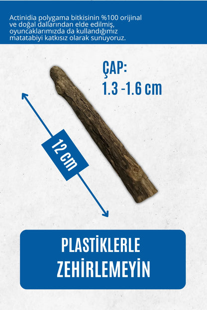 STICK - Kediler için diş temizlemeye ve stres gidermeye yardımcı oyuncak (ÜÇ)