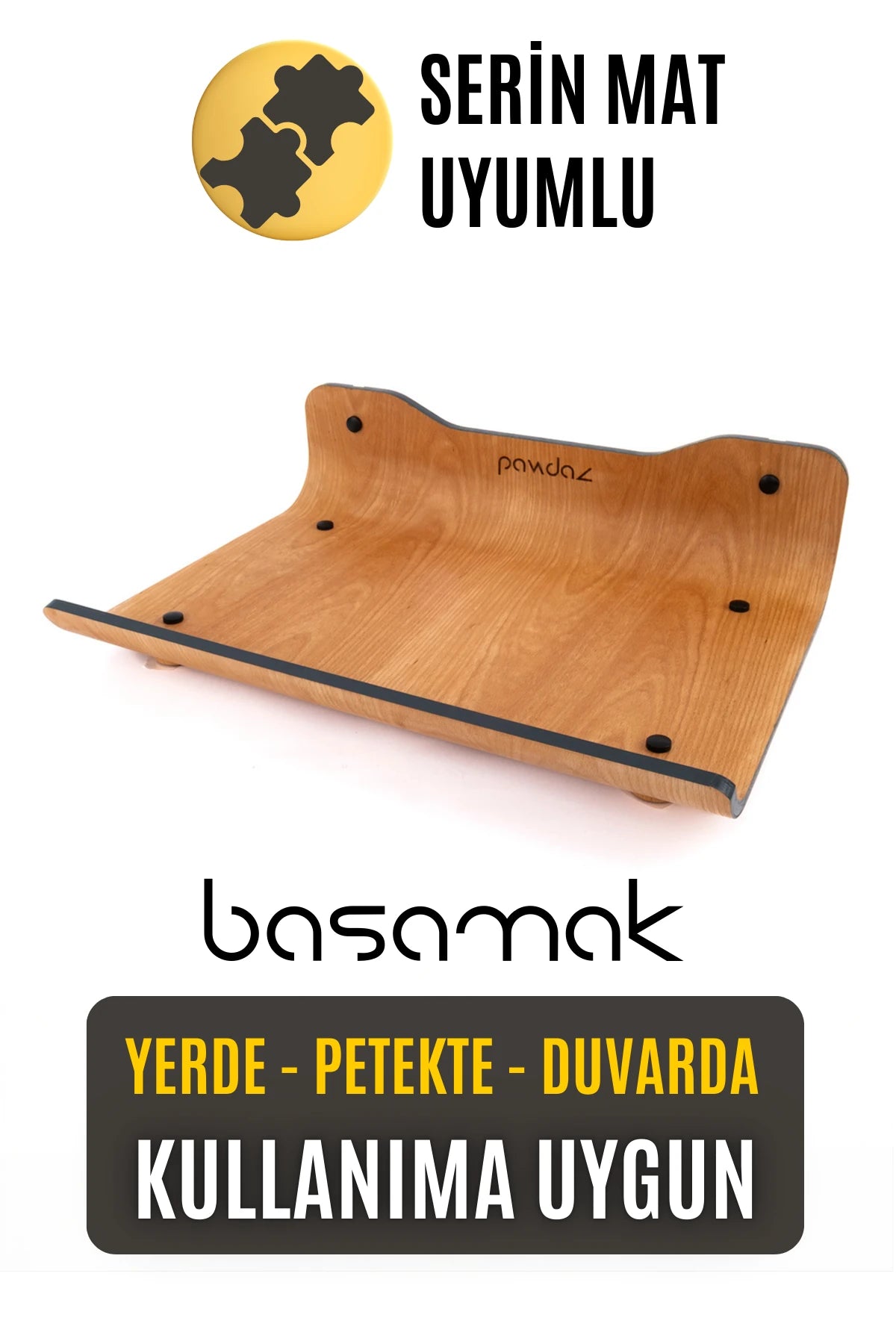 pawdaz Basamak - Kediler İçin Serin Mat Uyumlu Duvar, Kalorifer ve Yerde Kullanılabilen Yatak (tek-basamak)