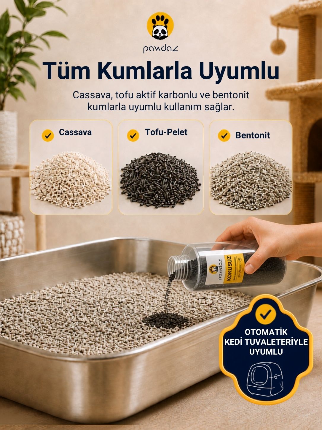 Kokusuz - Kum kokusu giderici